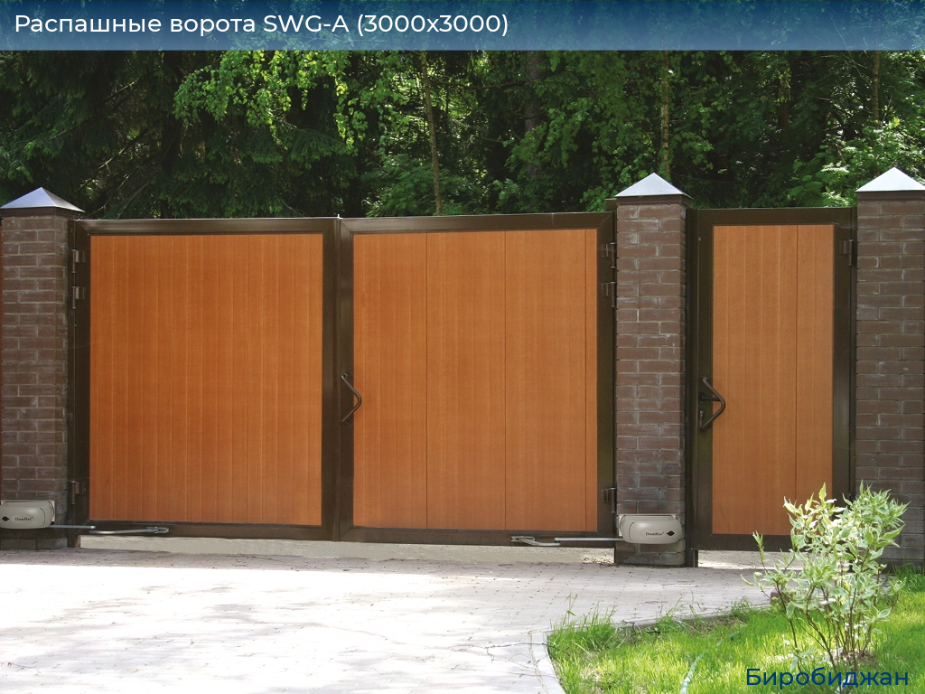 Распашные ворота SWG-A (3000х3000), birobidzhan.doorhan.ru